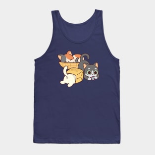 Tokaido Cats Kawaii Tank Top